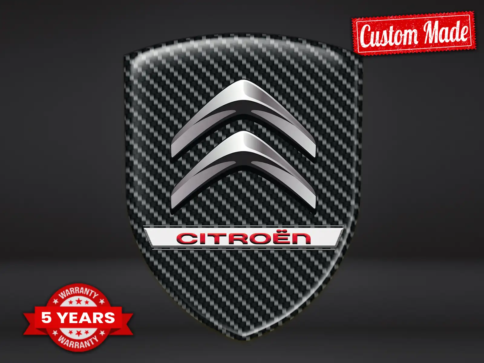 Citroen Emblemas Relieve Auto Pro Máximo Resistente Chic